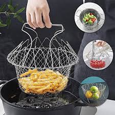 chief basket kitchen fry basket stainless