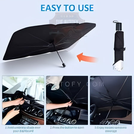 foldable car windshield sun shade umbrella