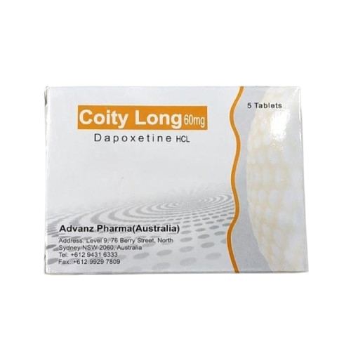 Coity Long 60mg Tablets (Dapoxetine HCl)